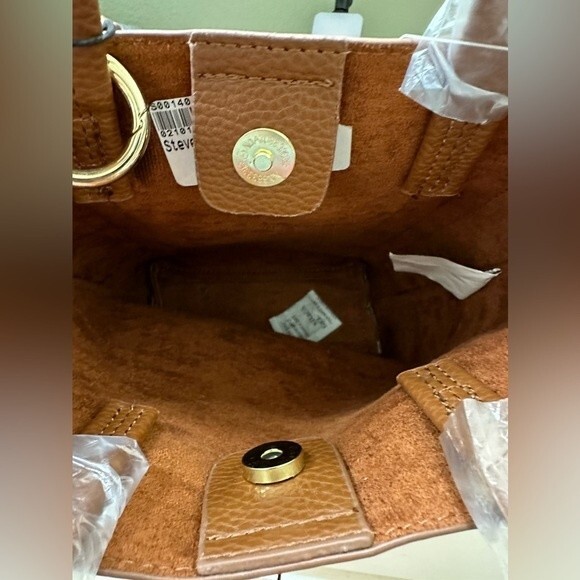 Steve Madden brown leather crossbody purse - Picture 4 of 5